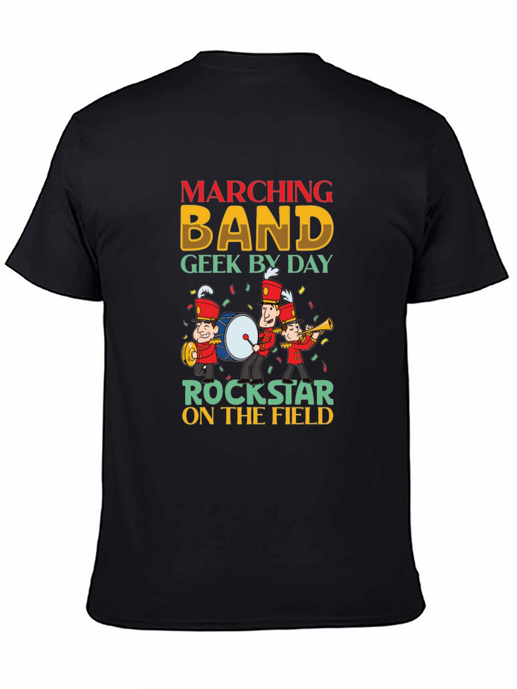 Marching Band Geek Rockstar Graphic Tee