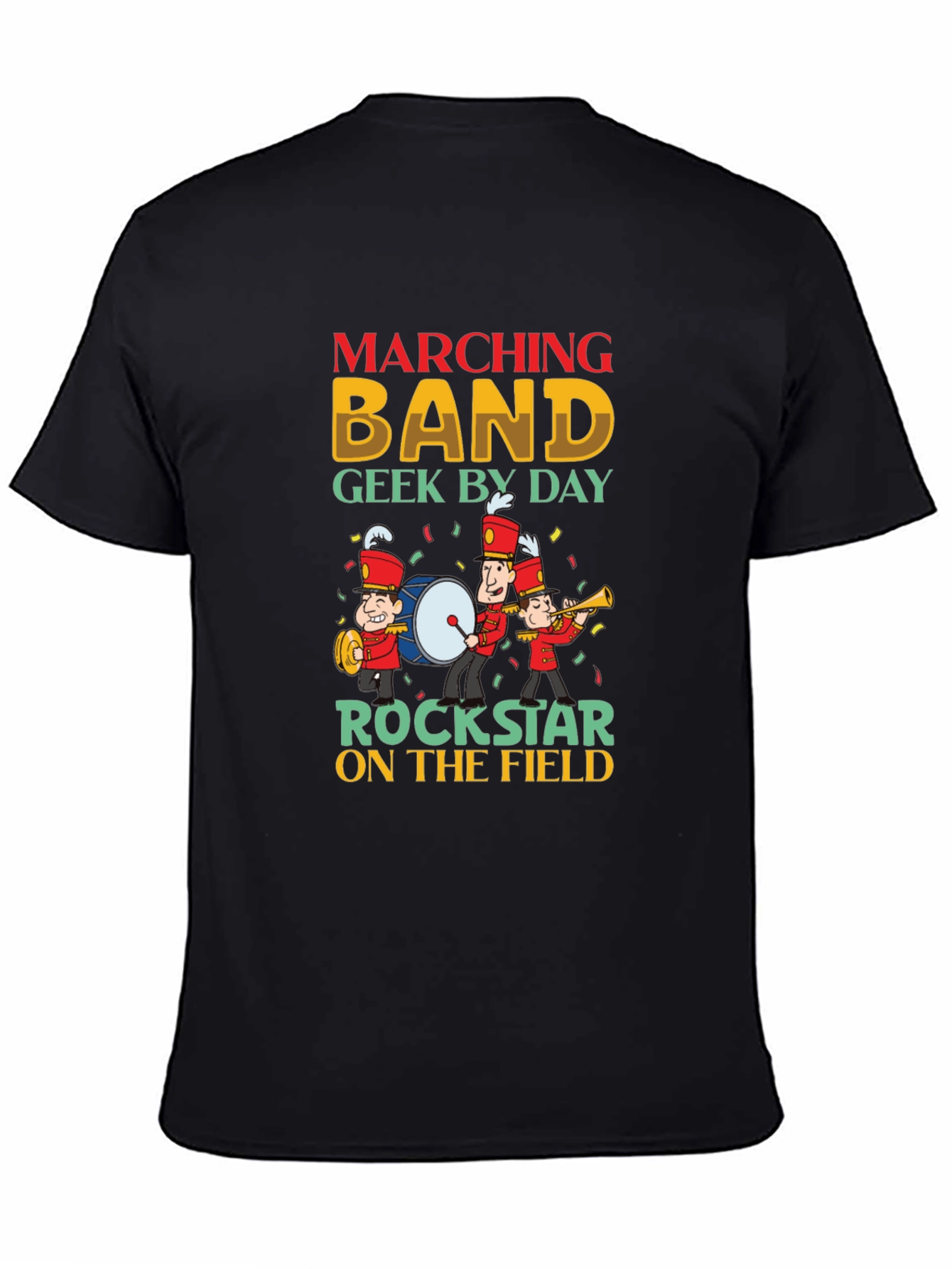 Marching Band Geek Rockstar Graphic Tee