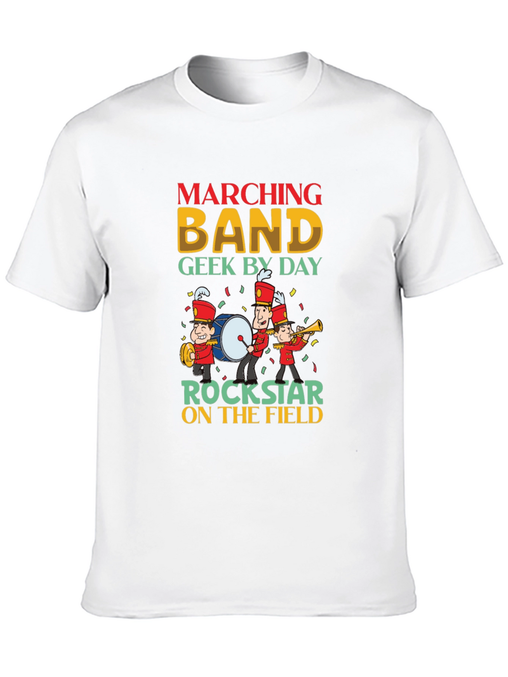 Marching Band Geek Rockstar Graphic Tee