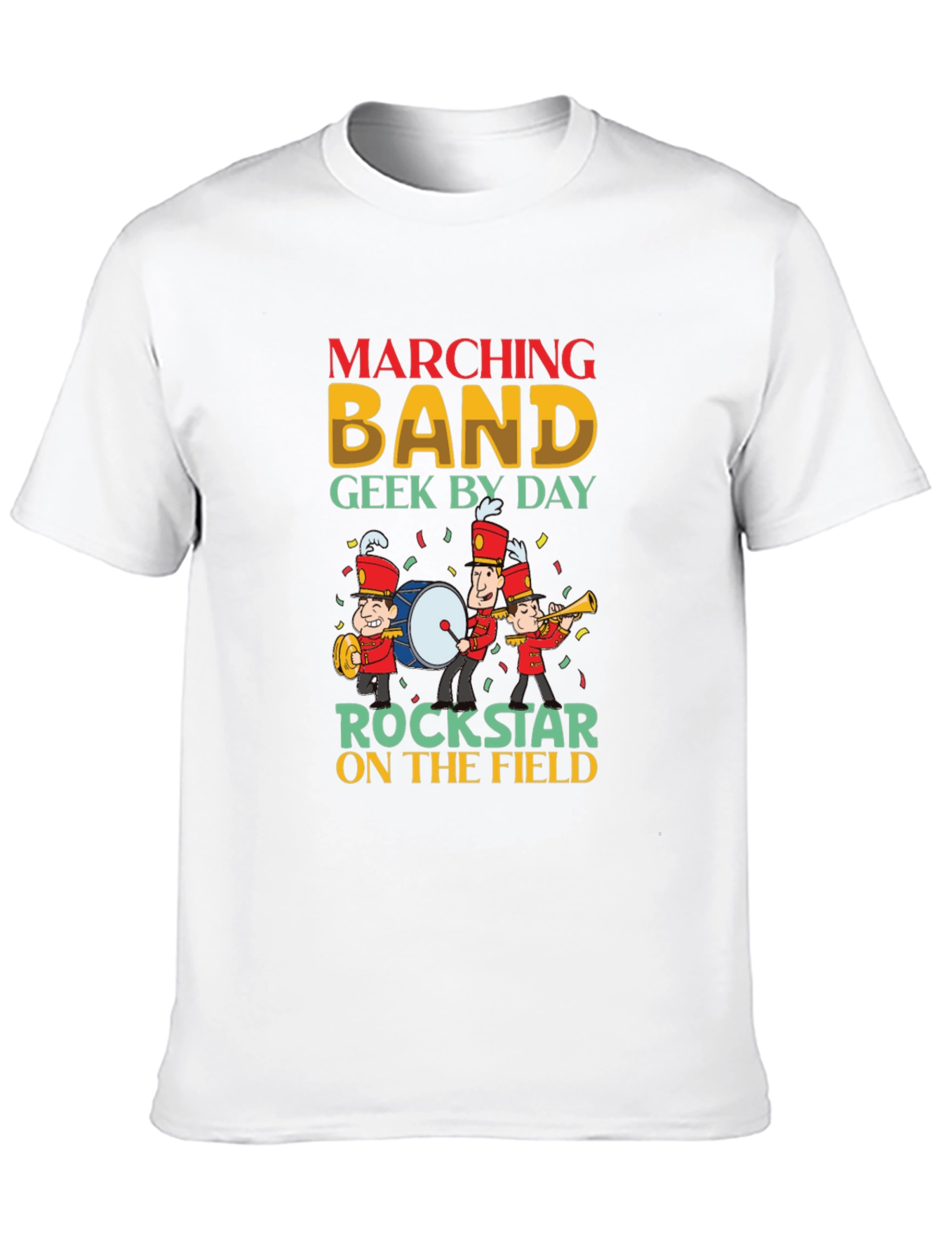 Marching Band Geek Rockstar Graphic Tee