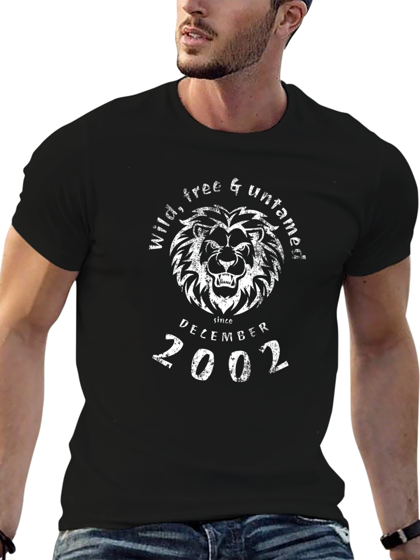 Wild Free & Untamed Lion Graphic Tee