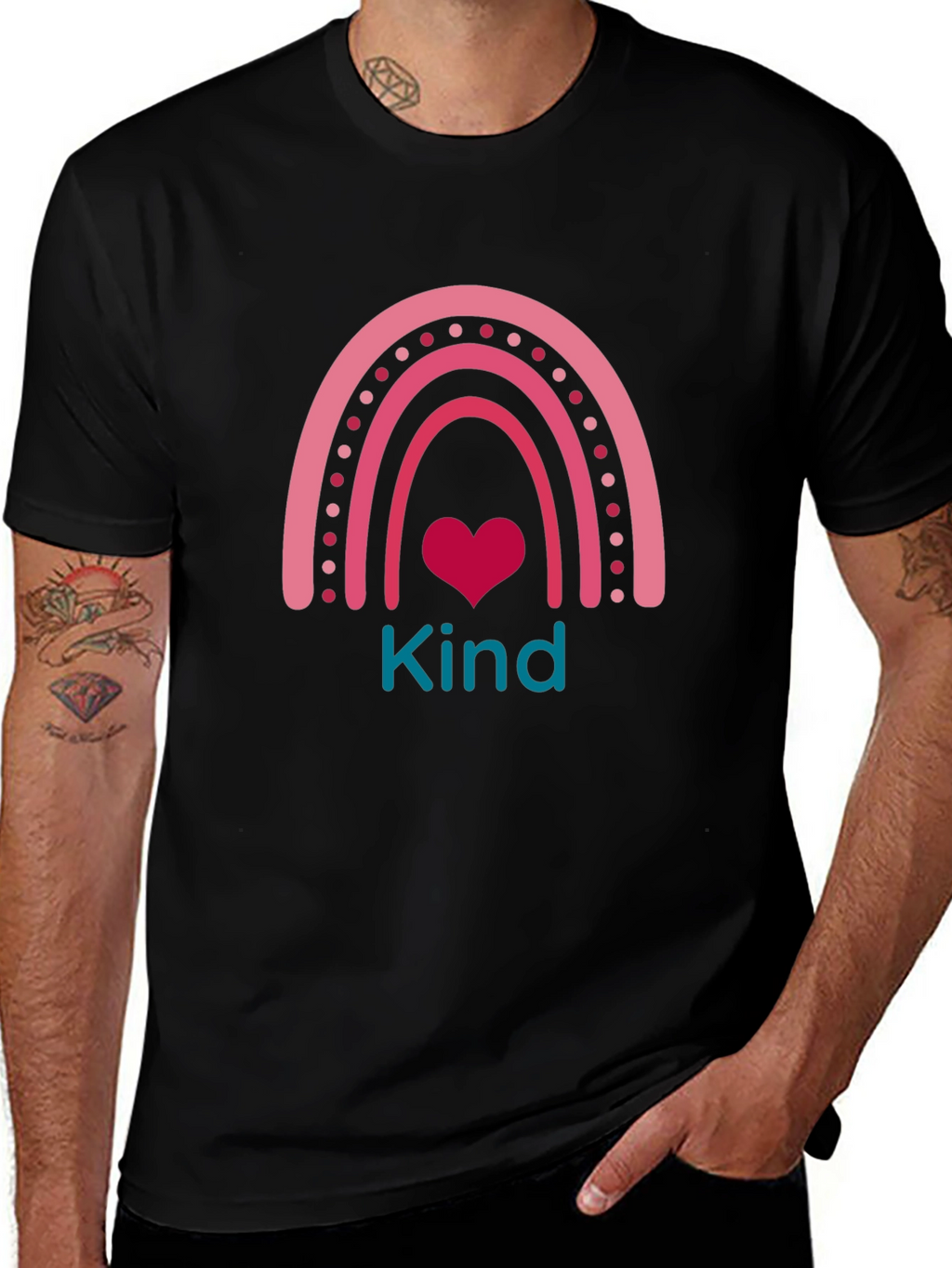 Kind Rainbow T-Shirt - Stylish Graphic Tee