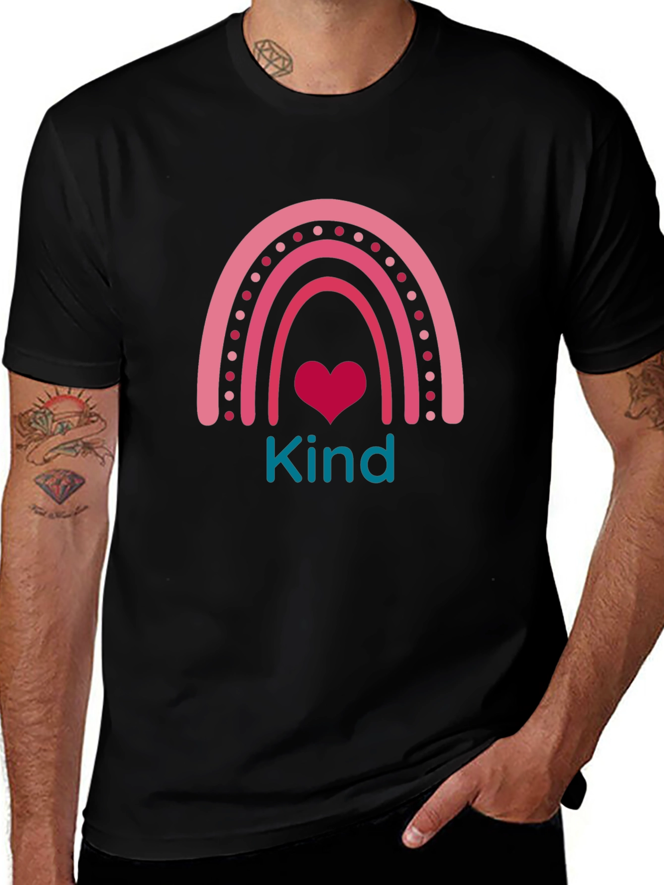 Kind Rainbow T-Shirt - Stylish Graphic Tee