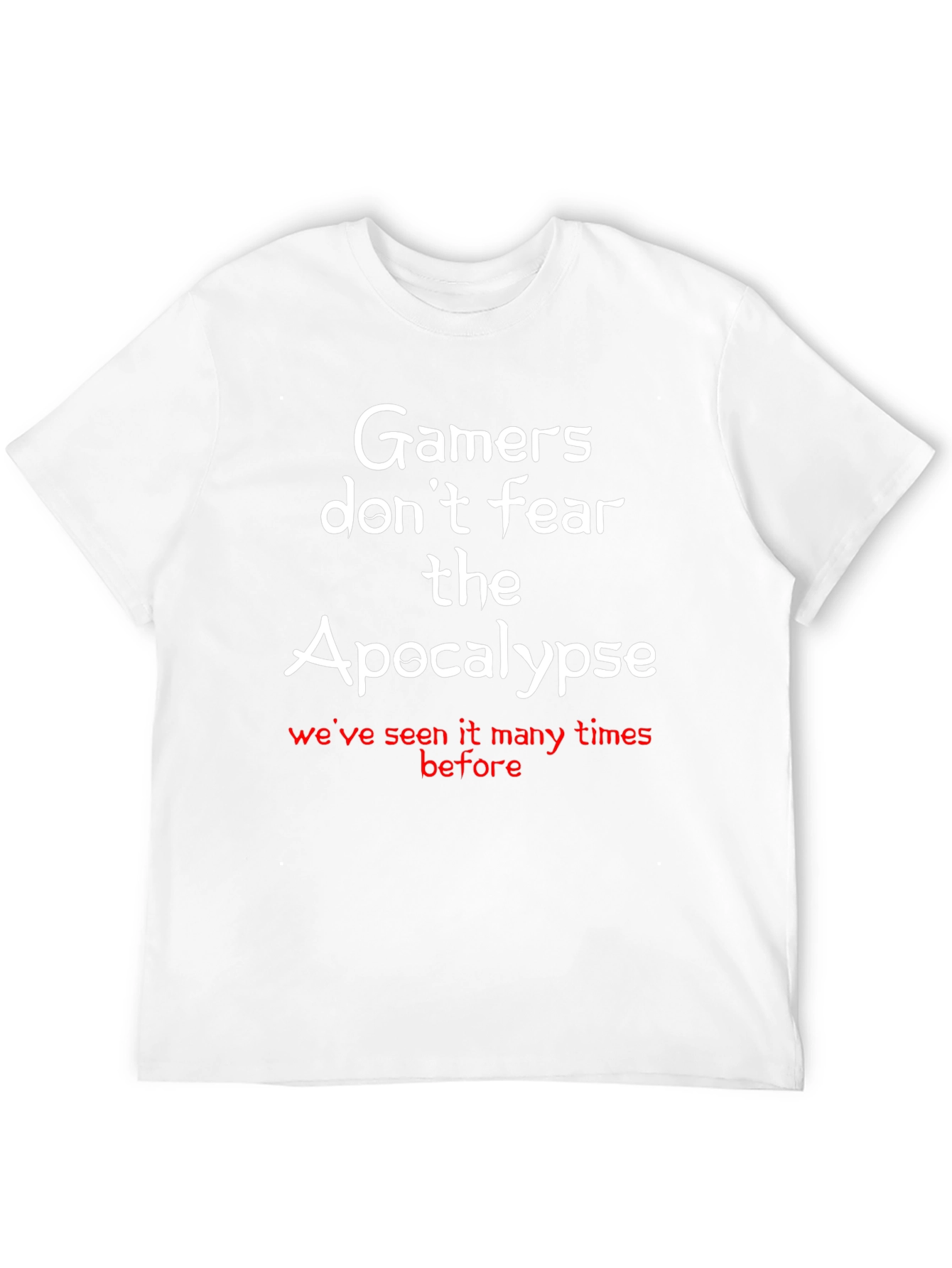 Gamer Apocalypse T-Shirt - Funny Gaming Tee