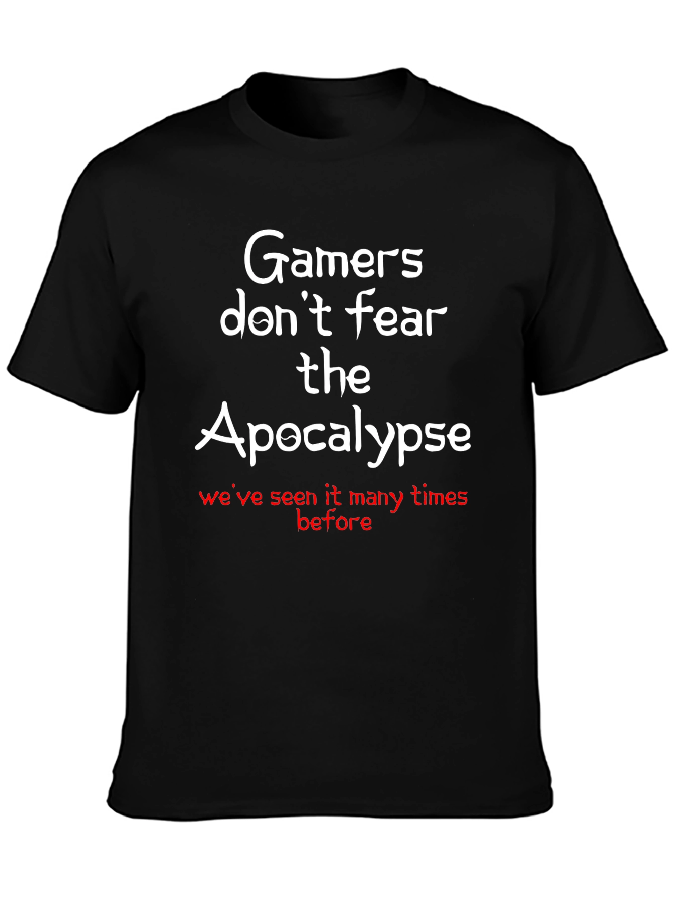 Gamer Apocalypse T-Shirt - Funny Gaming Tee