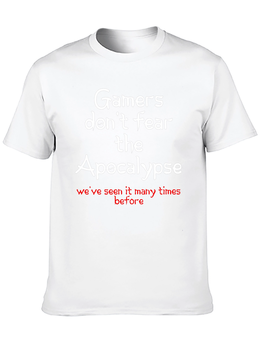 Gamer Apocalypse T-Shirt - Funny Gaming Tee