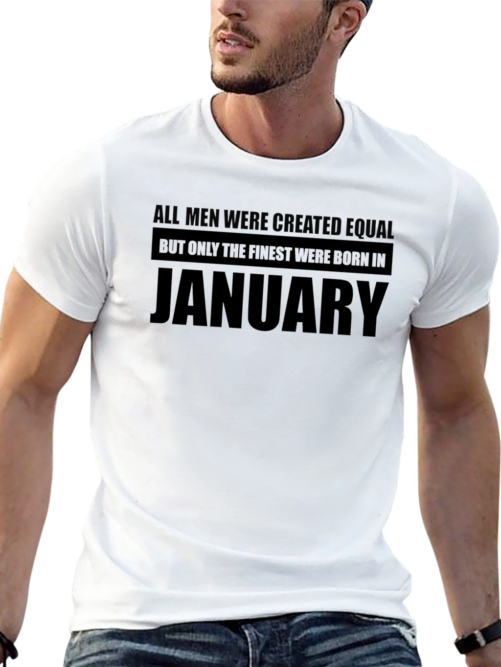Finest Men Born in January T-Shirt