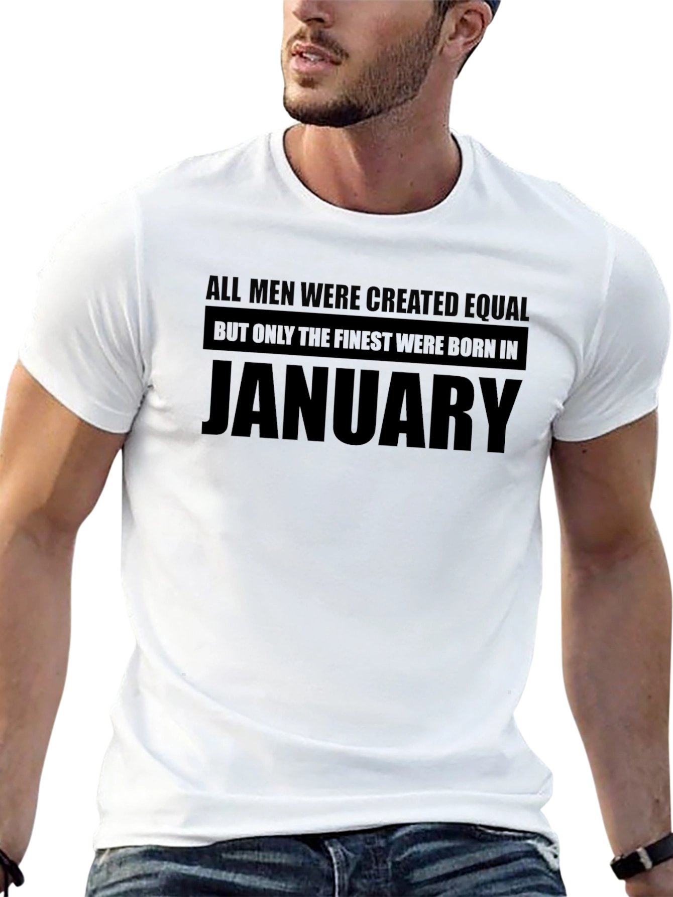 Finest Men Born in January T-Shirt
