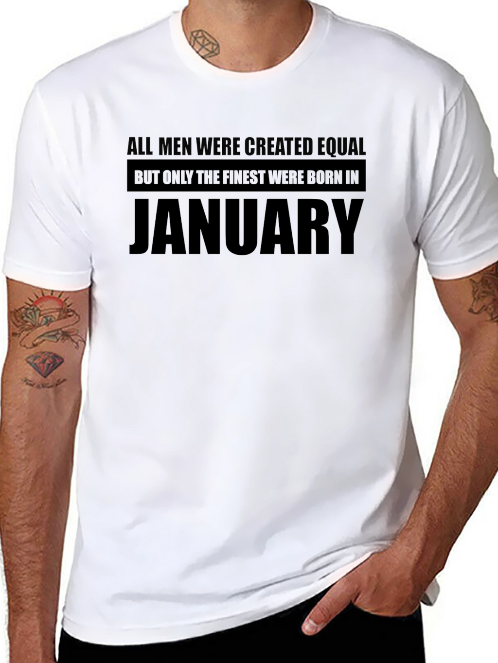 Finest Men Born in January T-Shirt