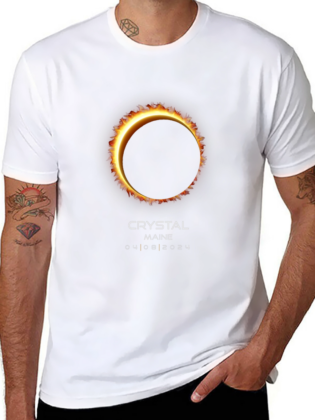 Crystal Maine 2024 Eclipse T-Shirt