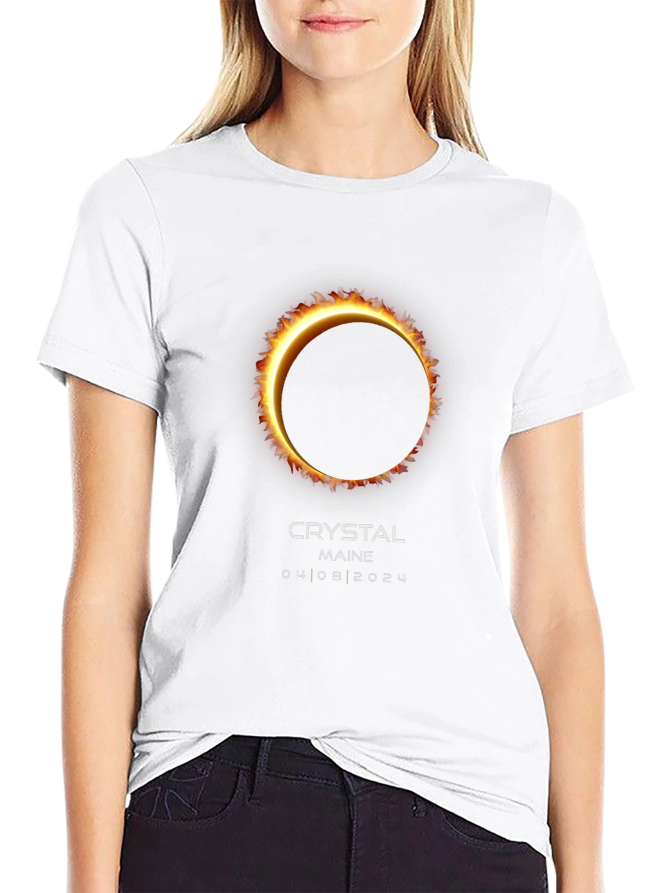 Crystal Maine 2024 Eclipse T-Shirt