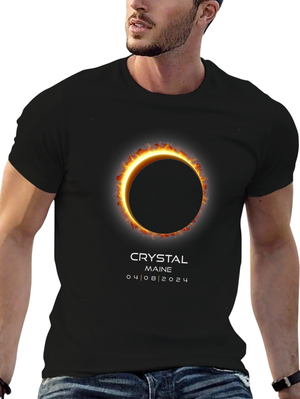 Crystal Maine 2024 Eclipse T-Shirt