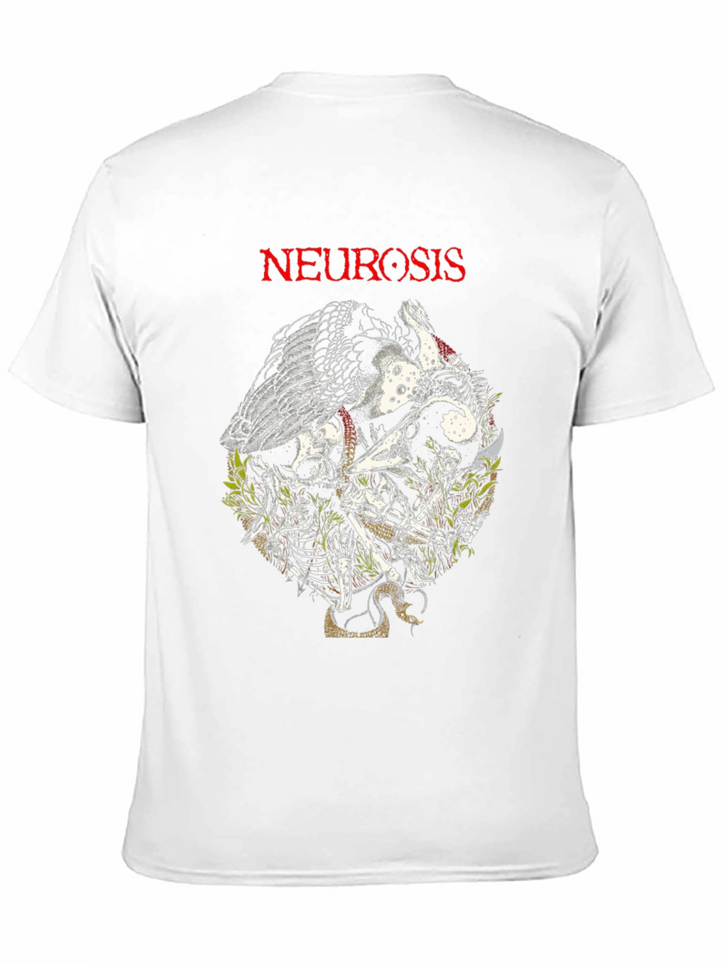 Neurosis T-Shirt - Skull & Snake Design