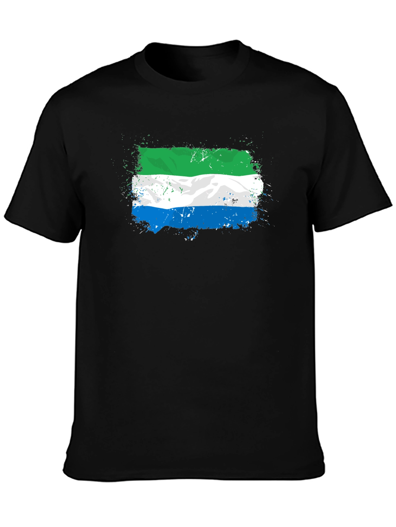 Sierra Leone Flag Graphic Tee