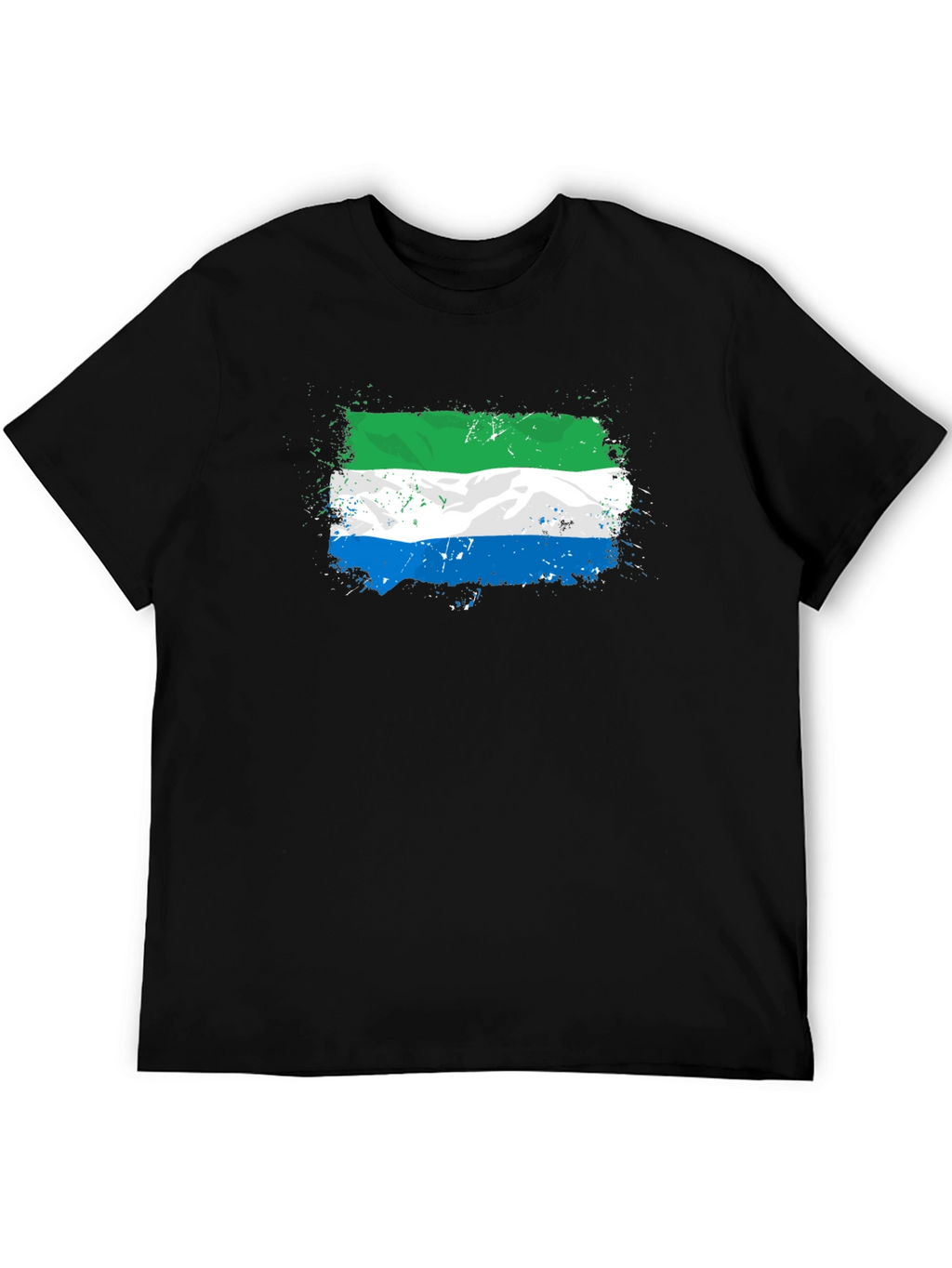Sierra Leone Flag Graphic Tee