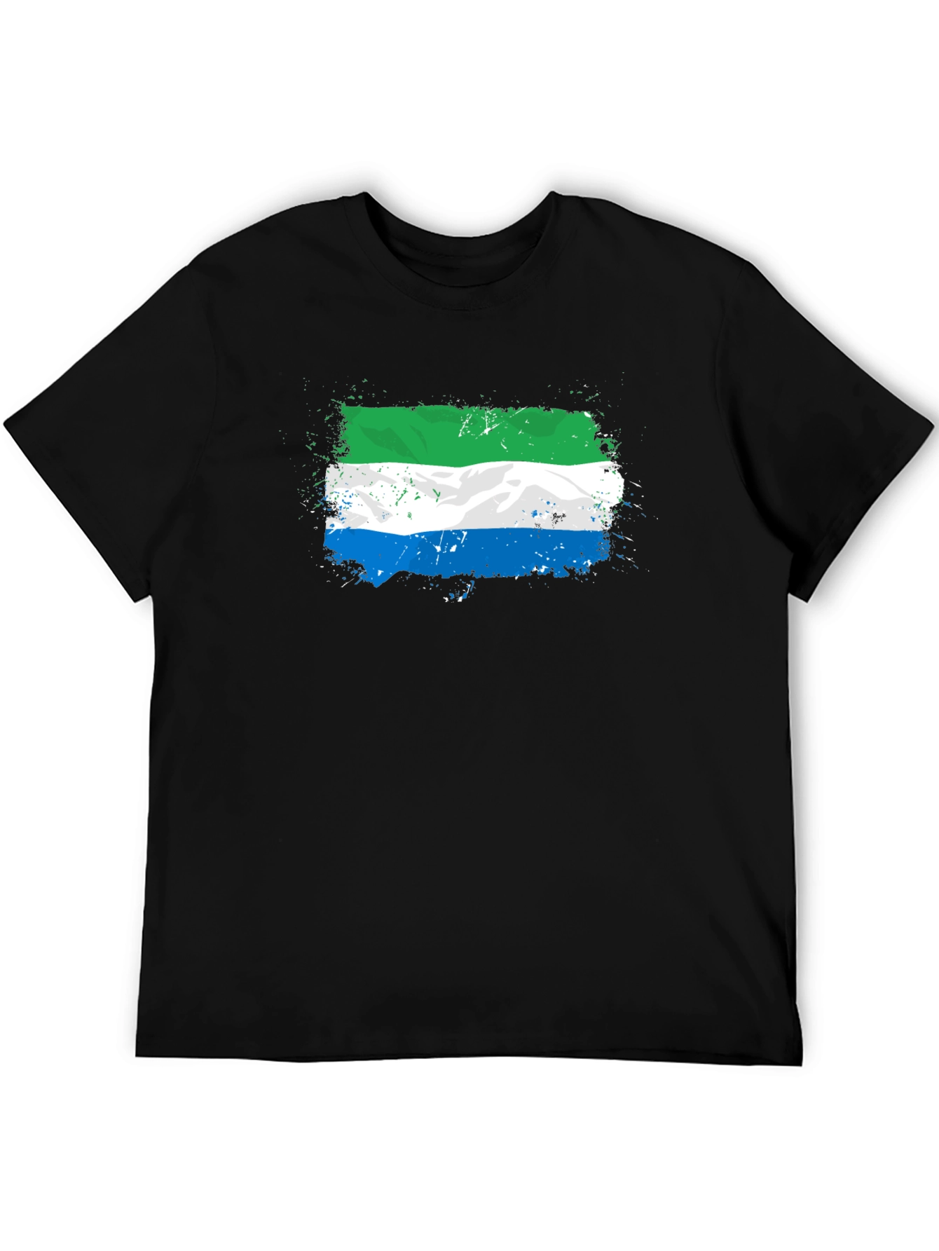 Sierra Leone Flag Graphic Tee