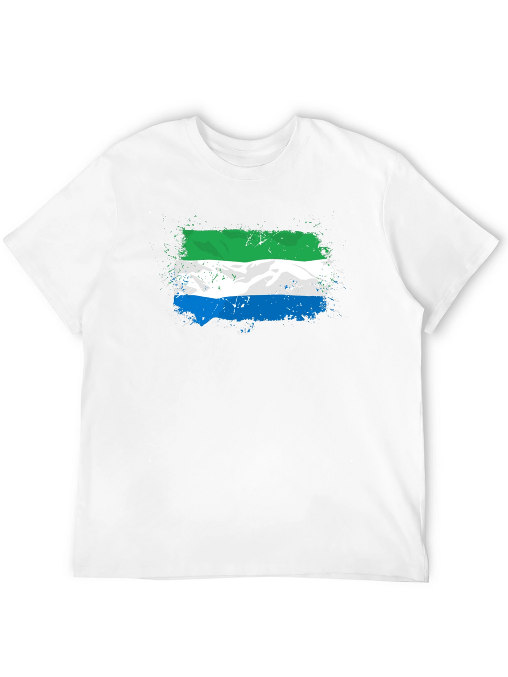Sierra Leone Flag Graphic Tee