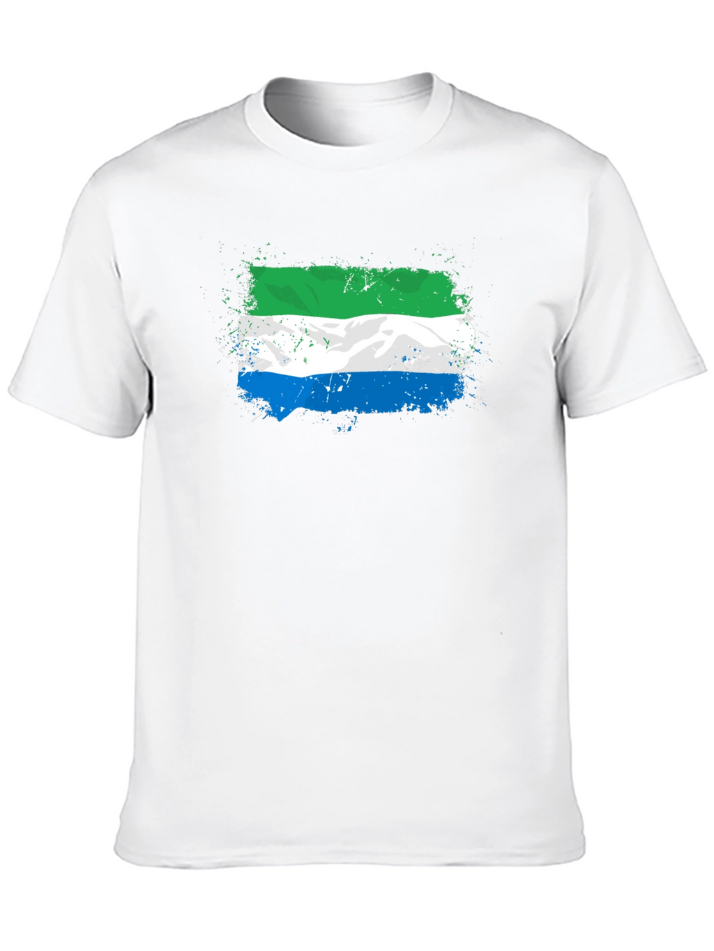 Sierra Leone Flag Graphic Tee