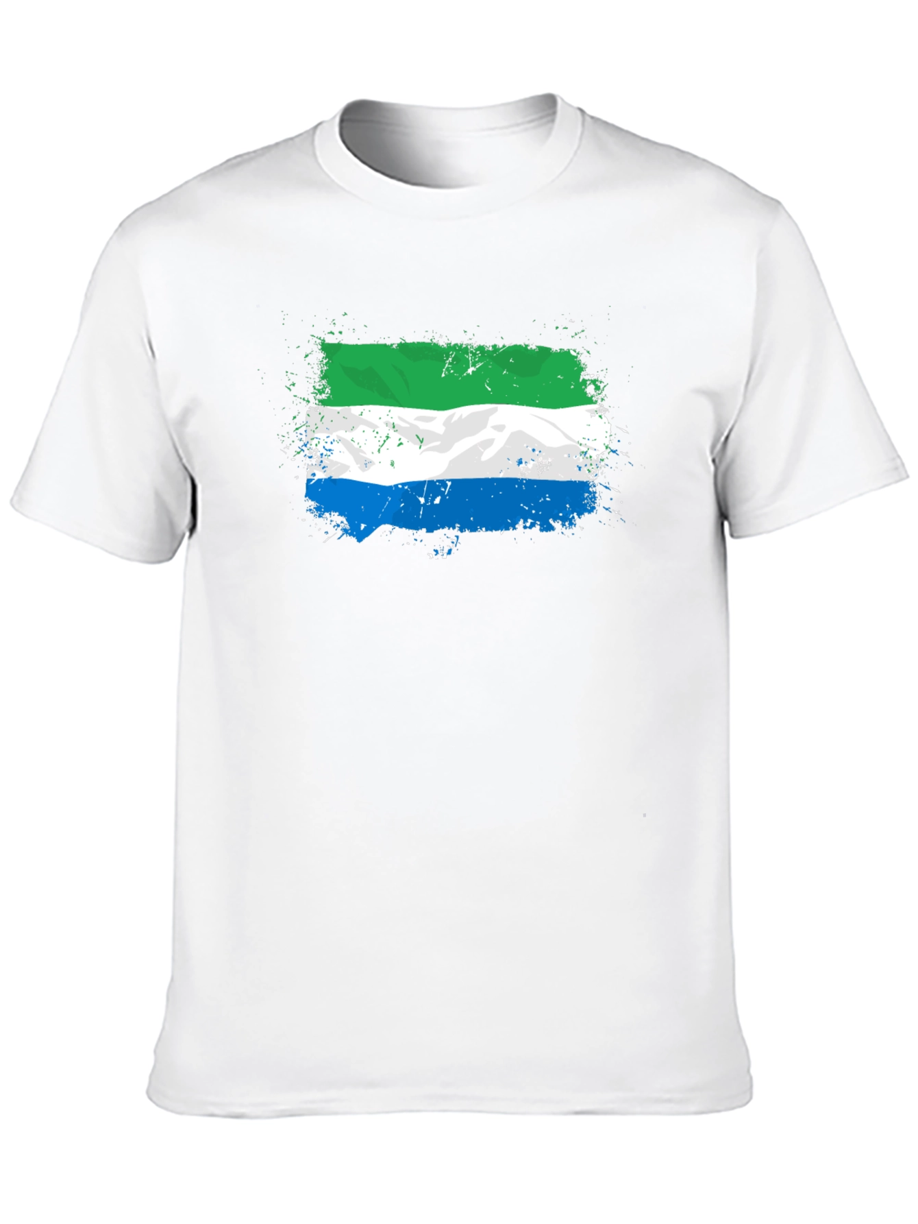 Sierra Leone Flag Graphic Tee