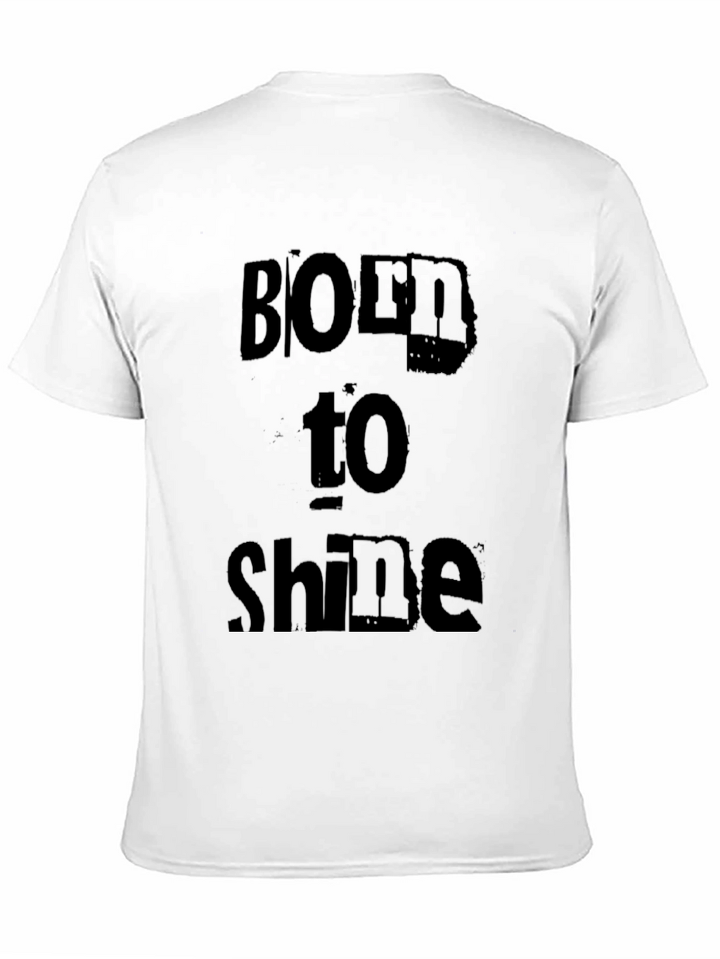 Born to Shine Black Graphic Tee