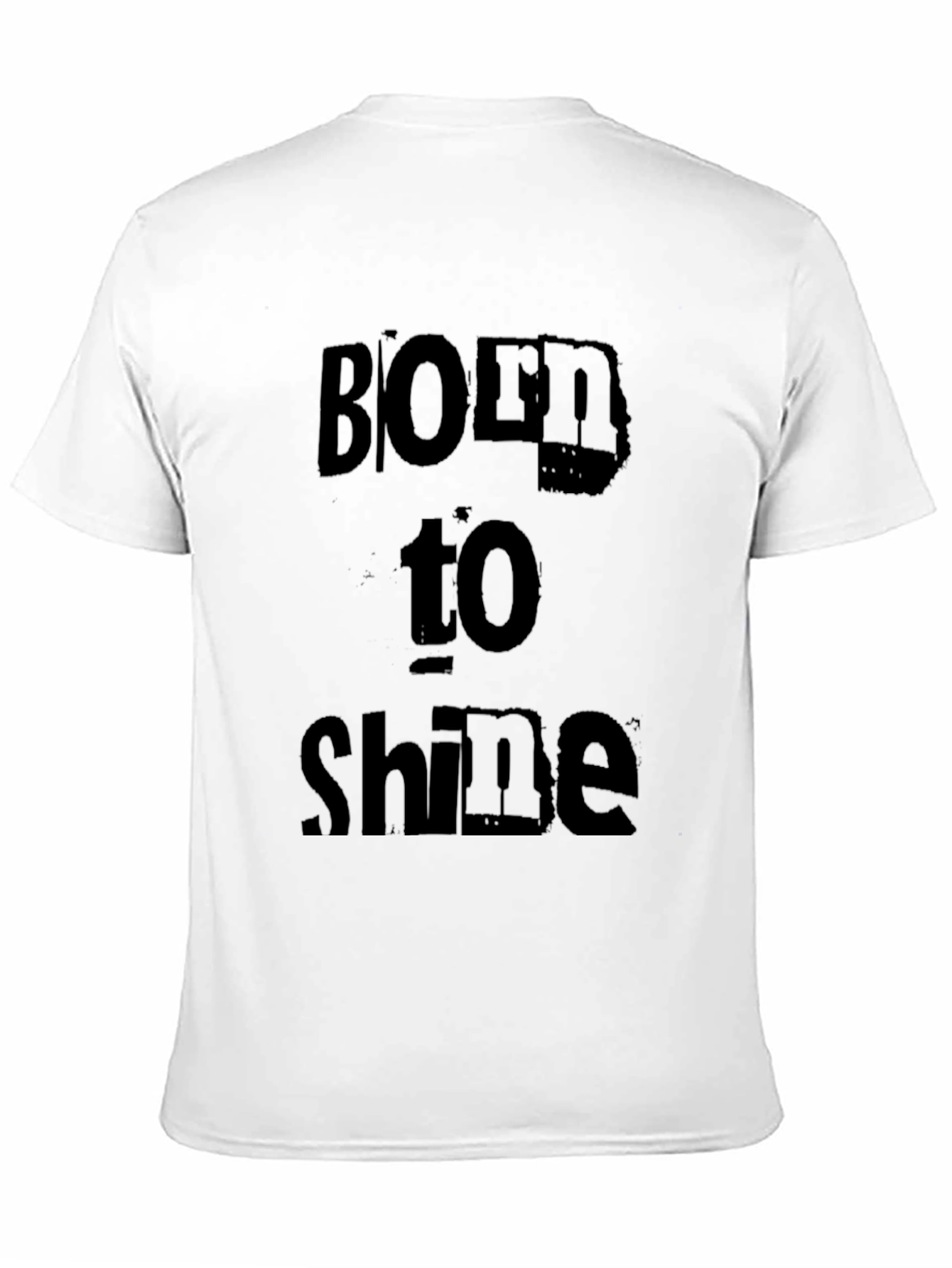 Born to Shine Black Graphic Tee