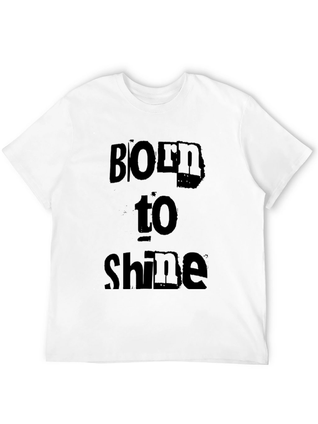Born to Shine Black Graphic Tee