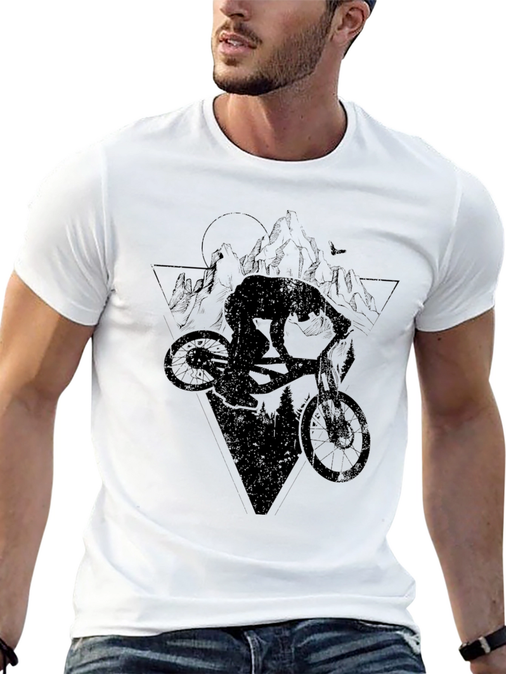 Mountain Biker Graphic Tee - Adventure Ready