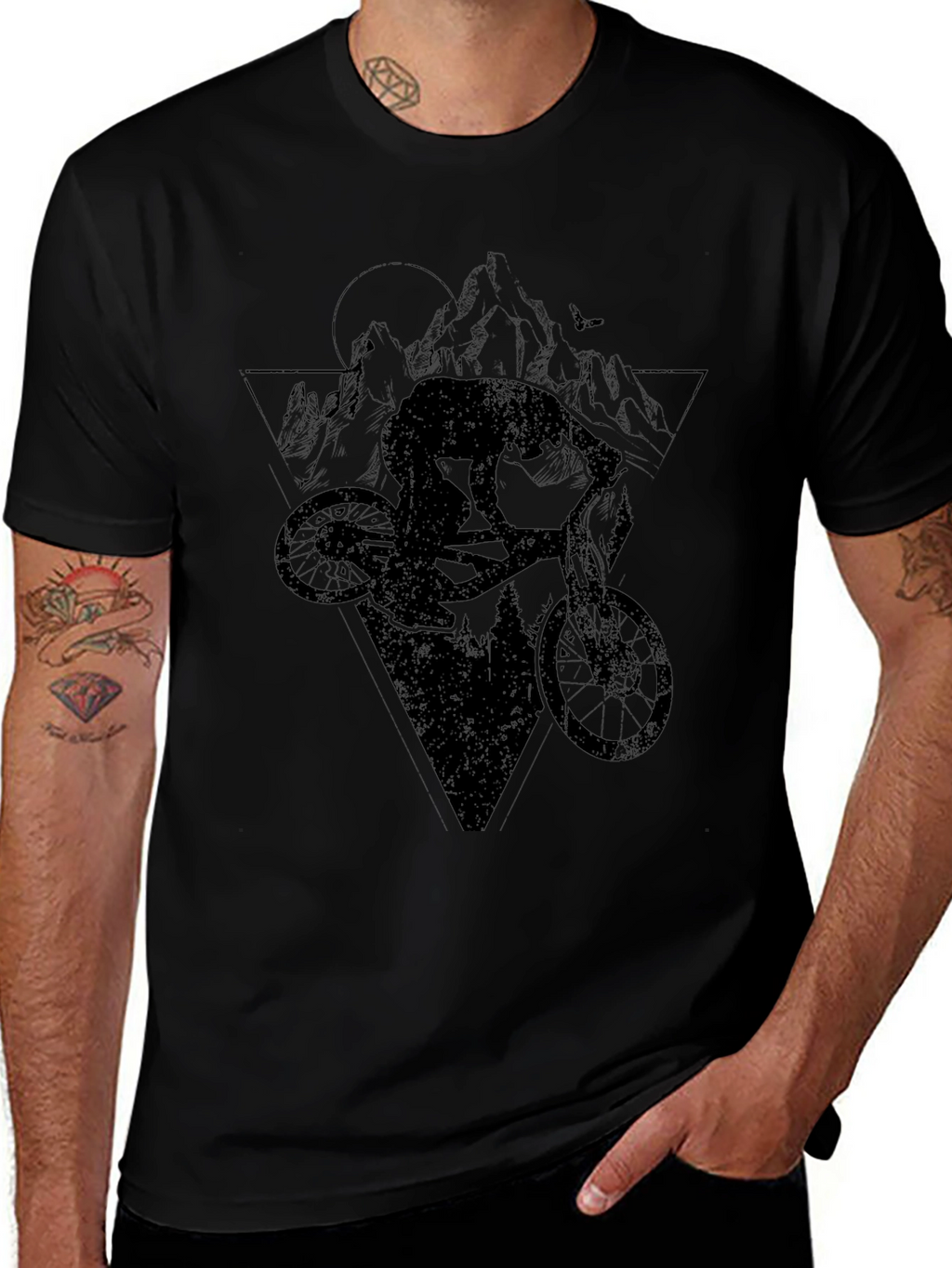 Mountain Biker Graphic Tee - Adventure Ready