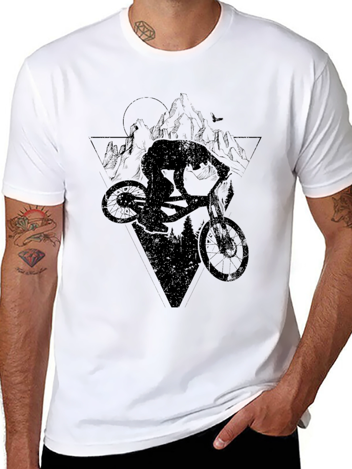 Mountain Biker Graphic Tee - Adventure Ready