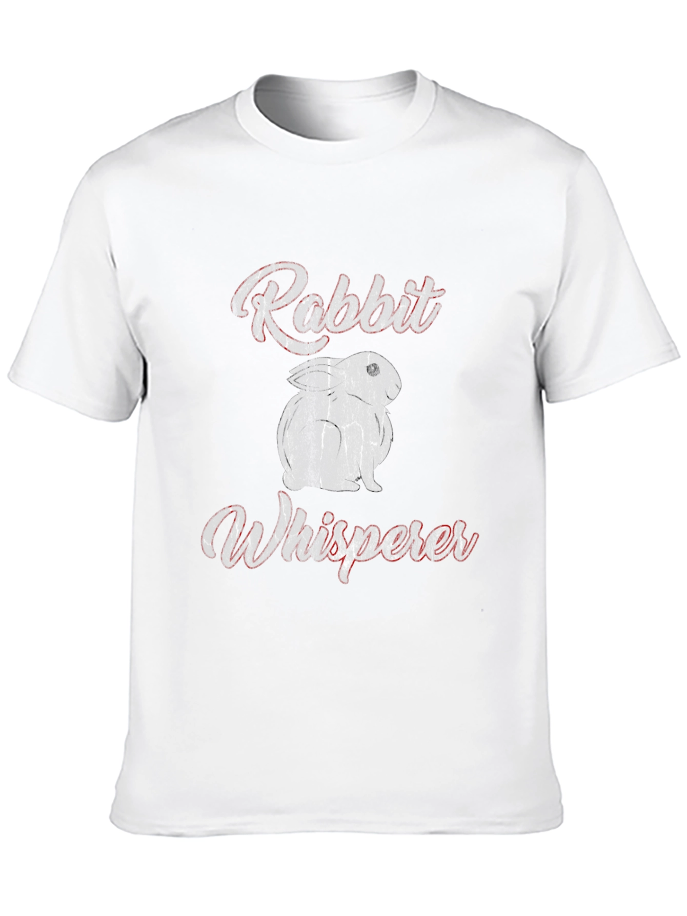 Rabbit Whisperer Graphic Tee - Unisex Soft Cotton T-Shirt