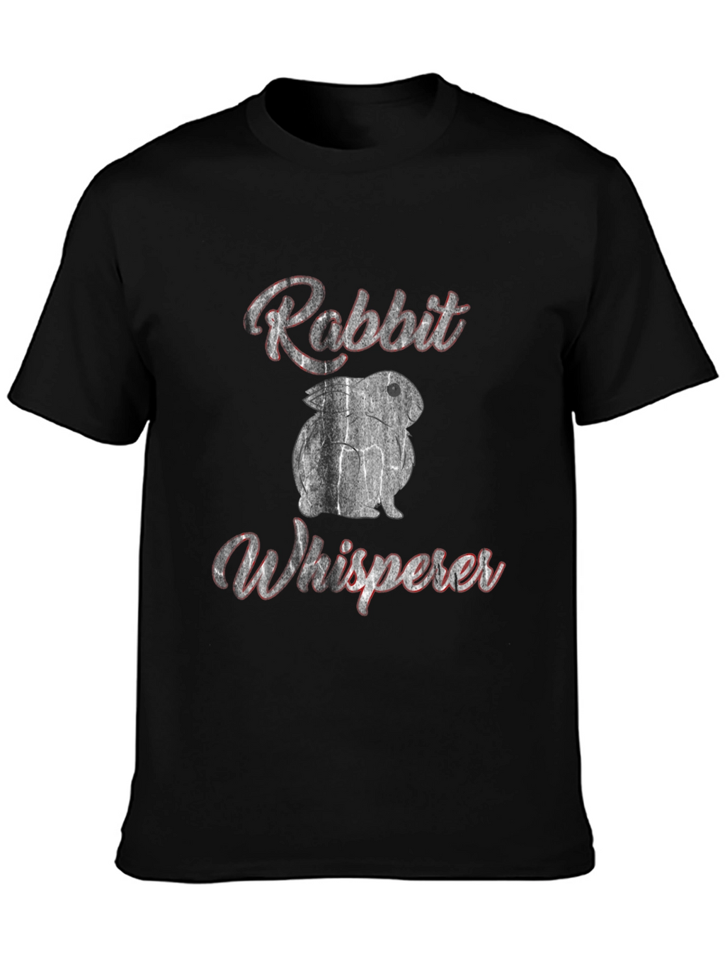 Rabbit Whisperer Graphic Tee - Unisex Soft Cotton T-Shirt
