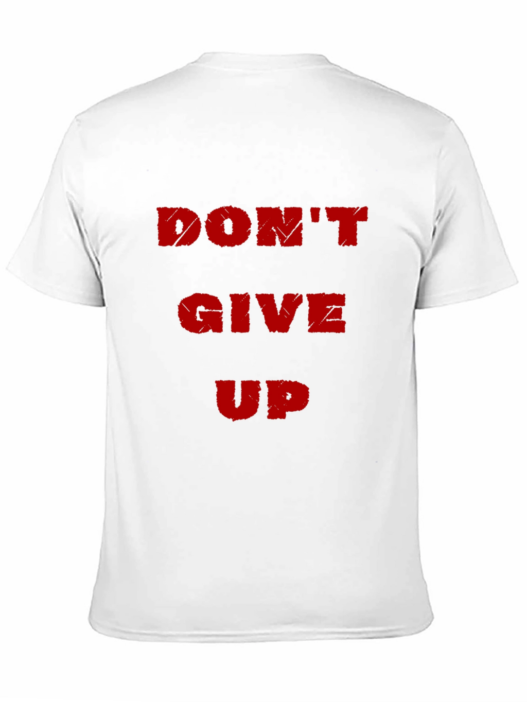 Motivational Black T-Shirt - Dont Give Up