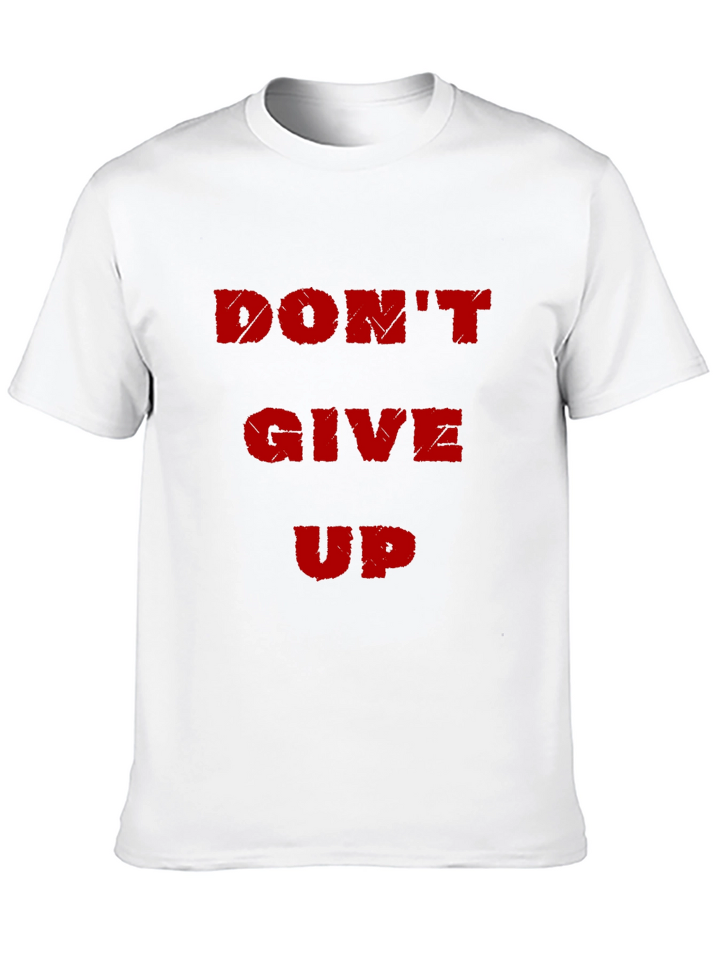 Motivational Black T-Shirt - Dont Give Up