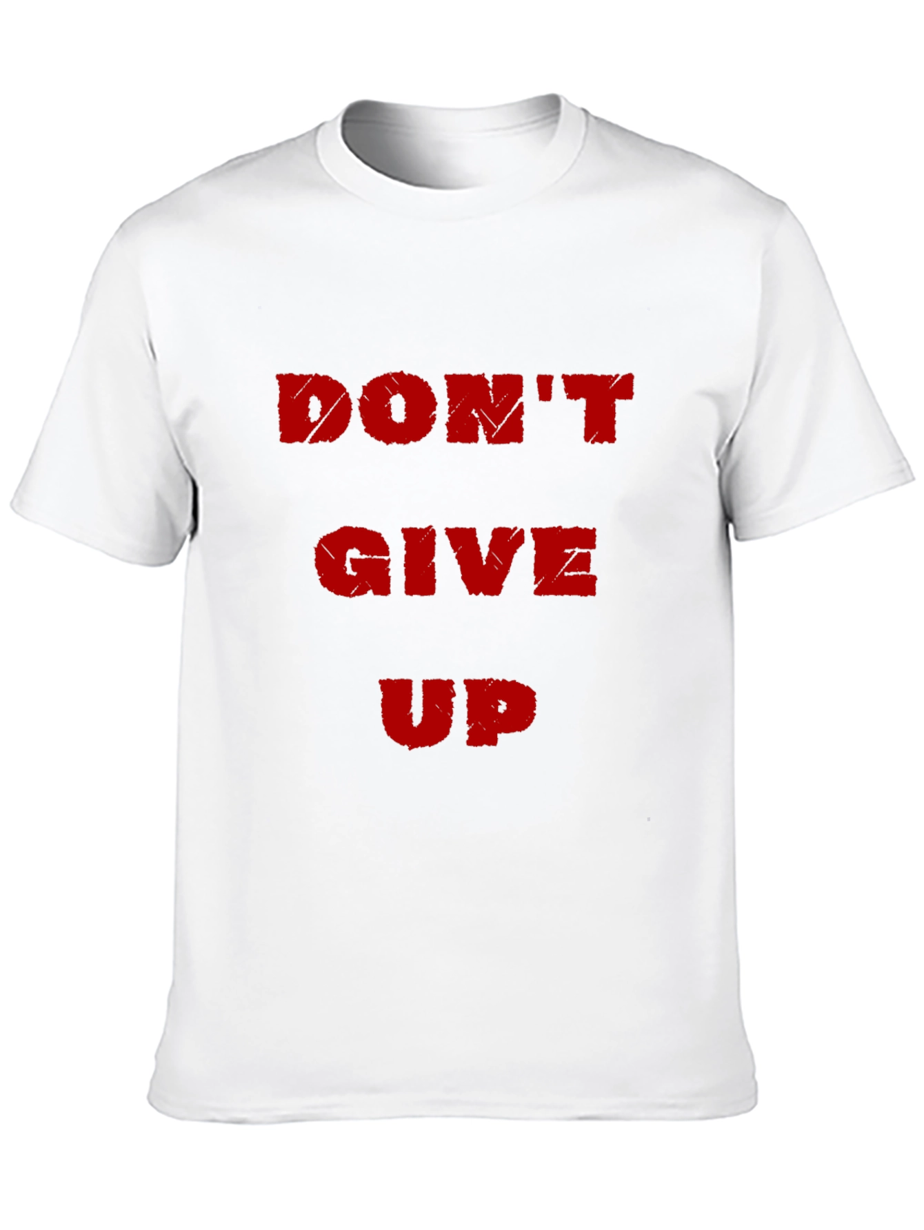 Motivational Black T-Shirt - Dont Give Up
