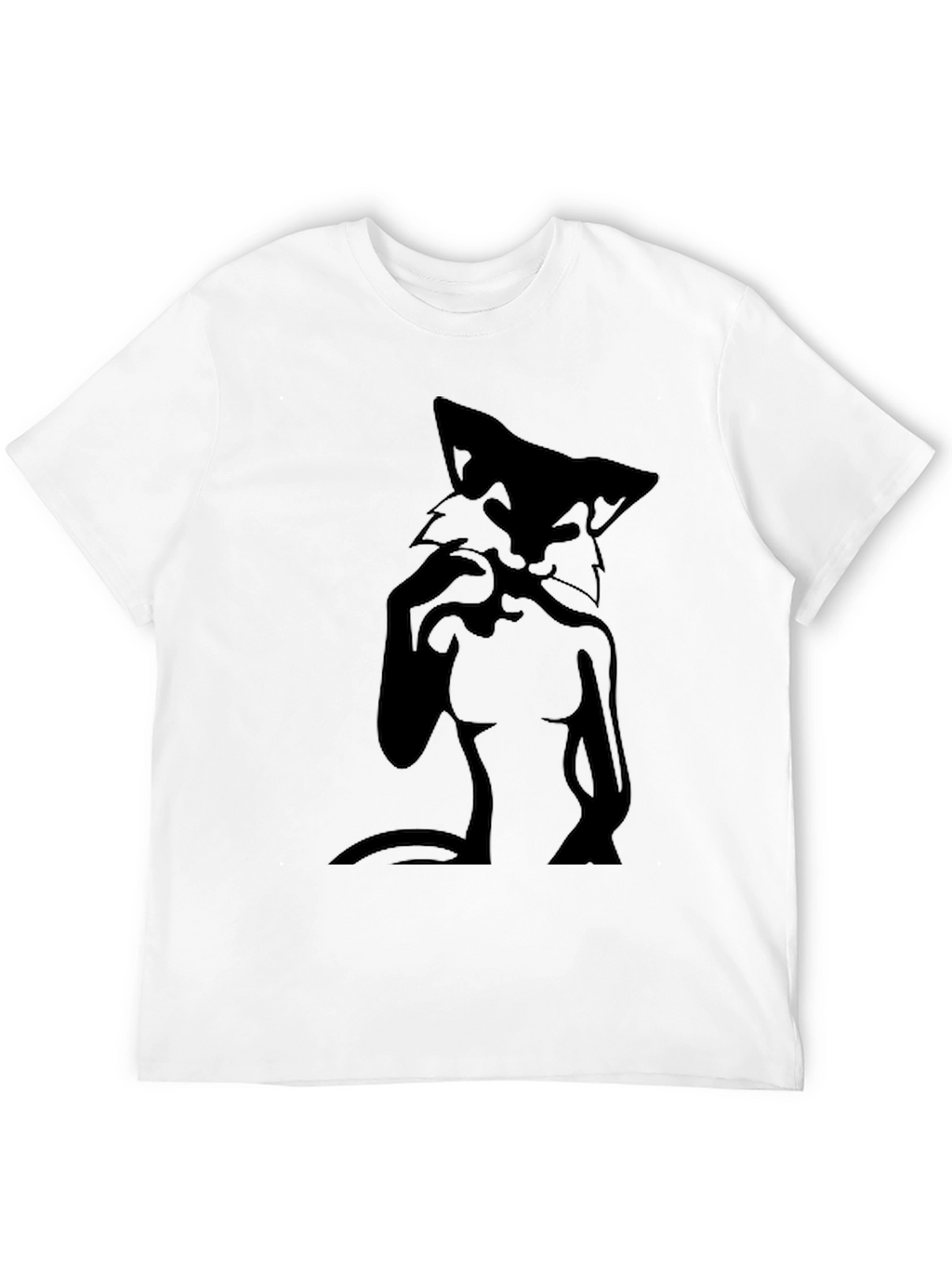 Black Fox Graphic T-Shirt for Men