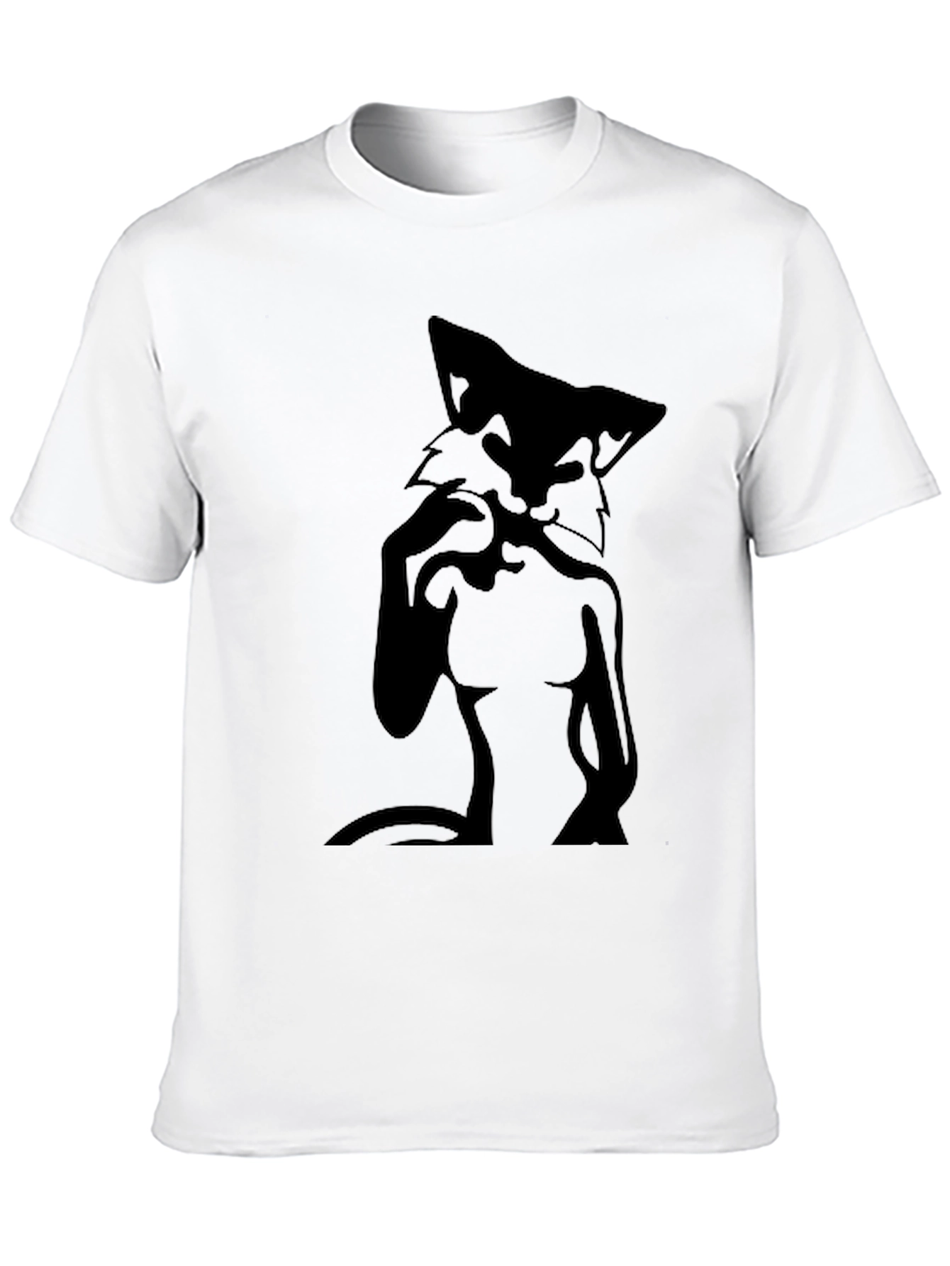 Black Fox Graphic T-Shirt for Men
