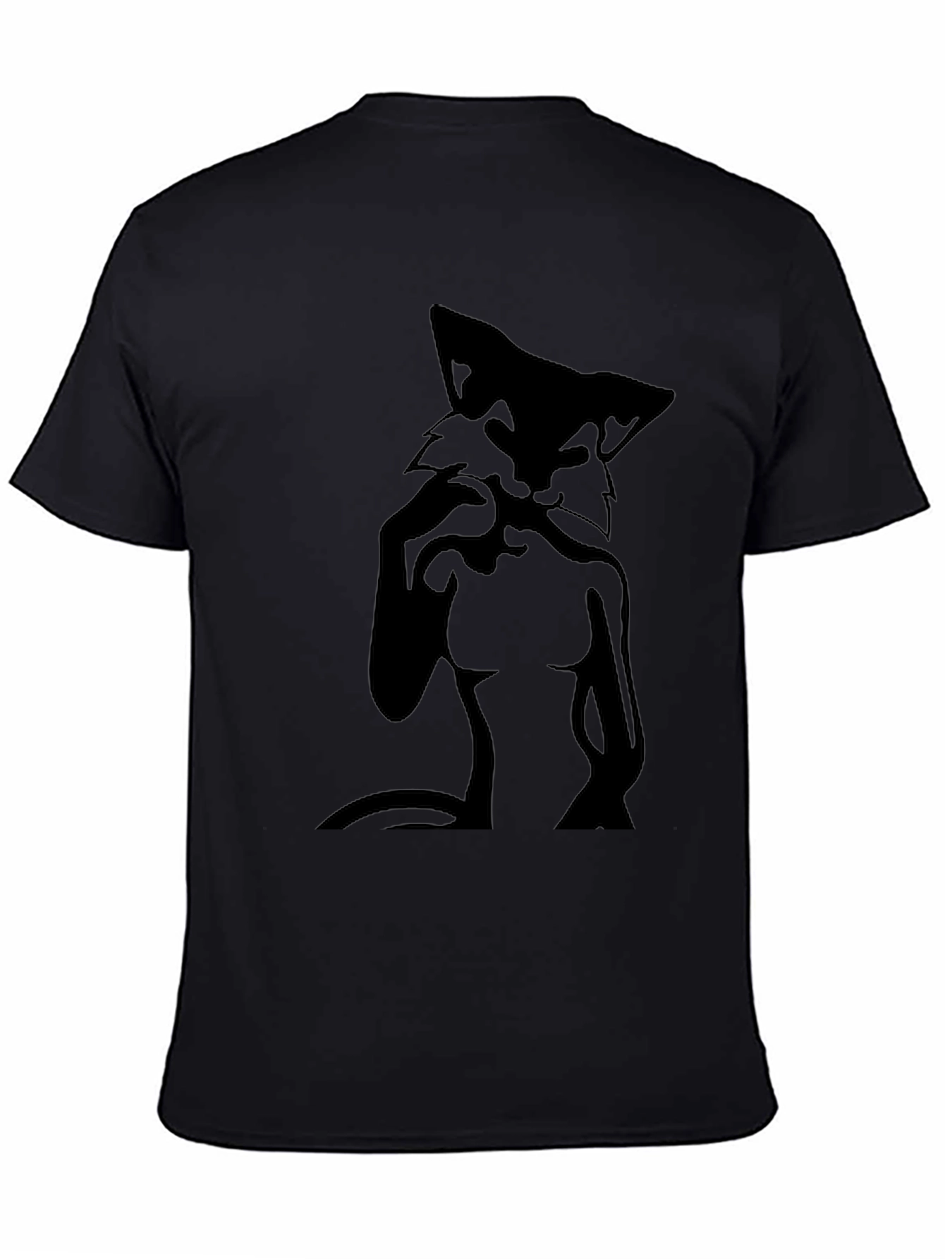 Black Fox Graphic T-Shirt for Men