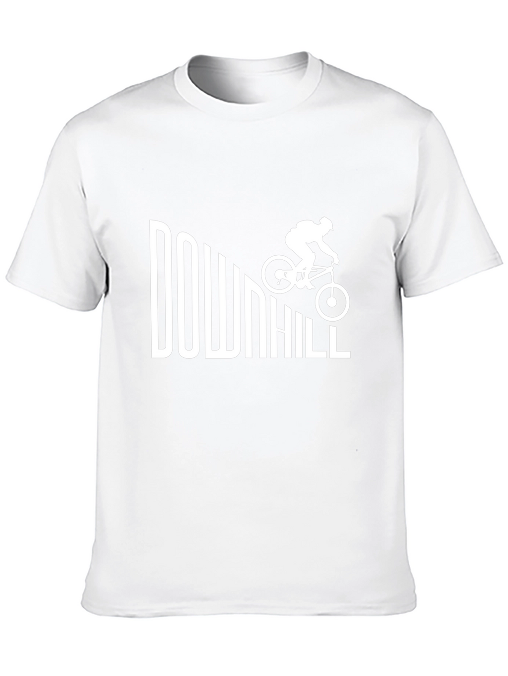 Downhill Biking Graphic Tee - Black