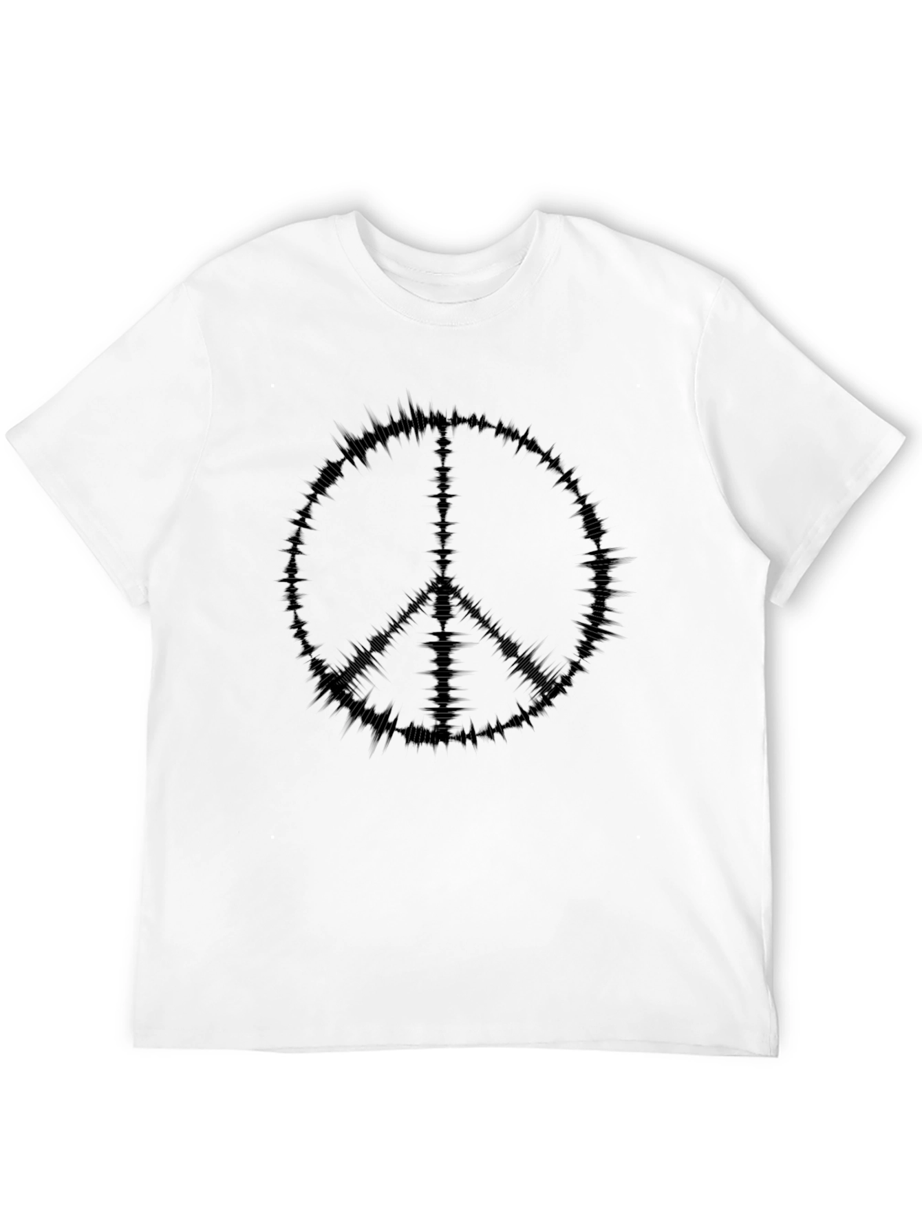 Black Peace Sign Graphic Tee