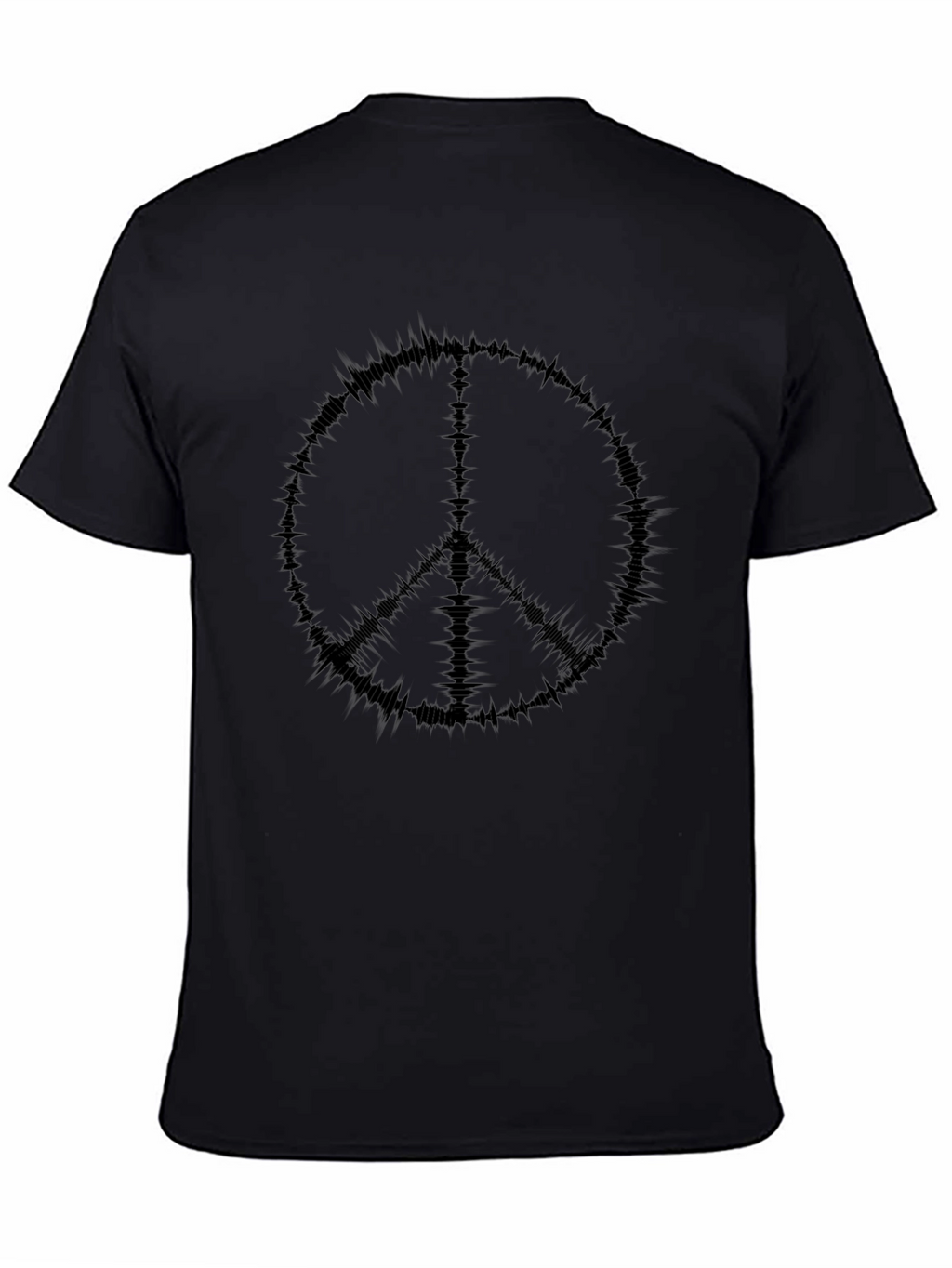 Black Peace Sign Graphic Tee