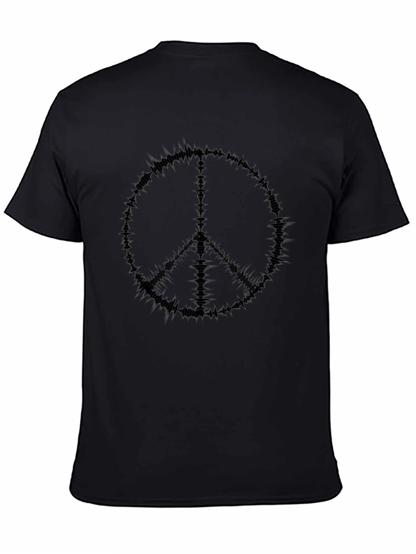 Black Peace Sign Graphic Tee