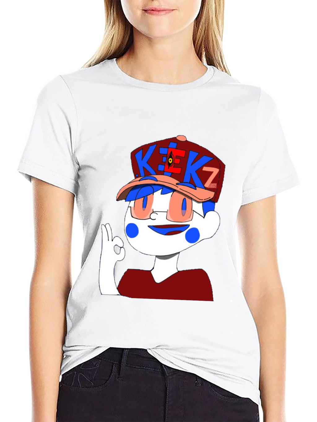 Cartoon Graphic Black T-Shirt