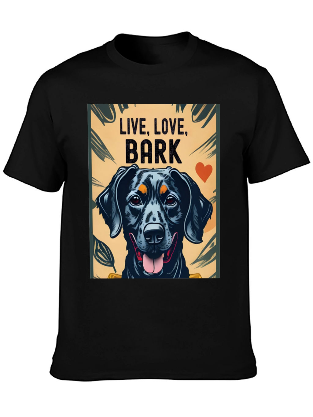 Live Love Bark Dog Graphic Tee