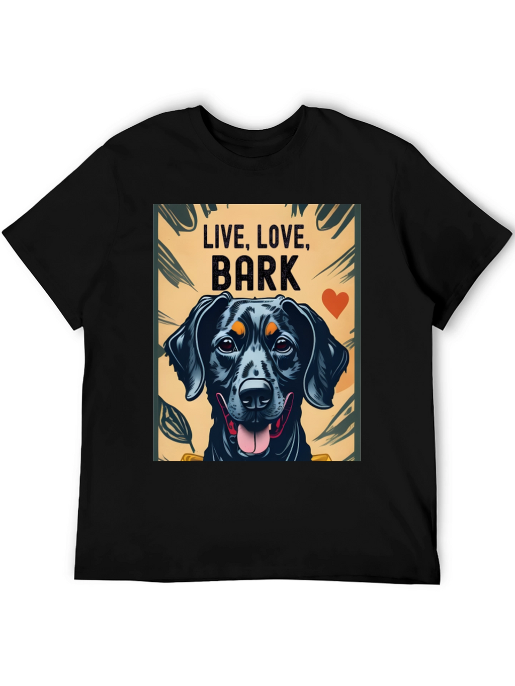 Live Love Bark Dog Graphic Tee