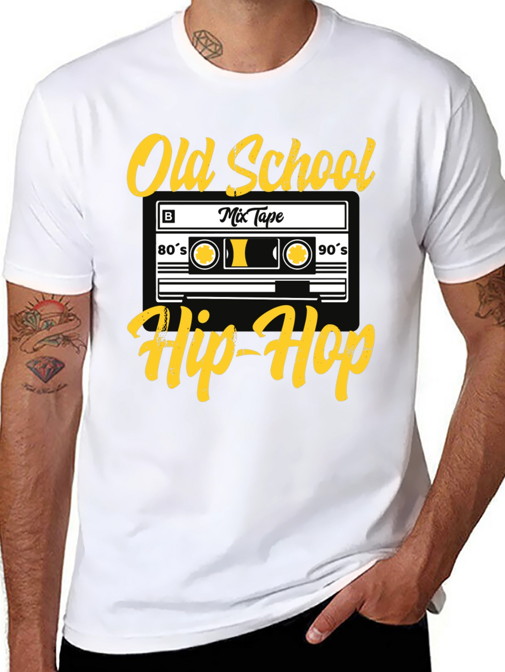 Old School Hip-Hop Mix Tape T-Shirt
