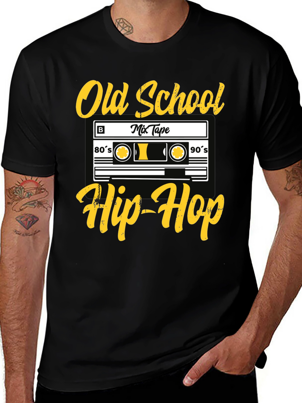 Old School Hip-Hop Mix Tape T-Shirt