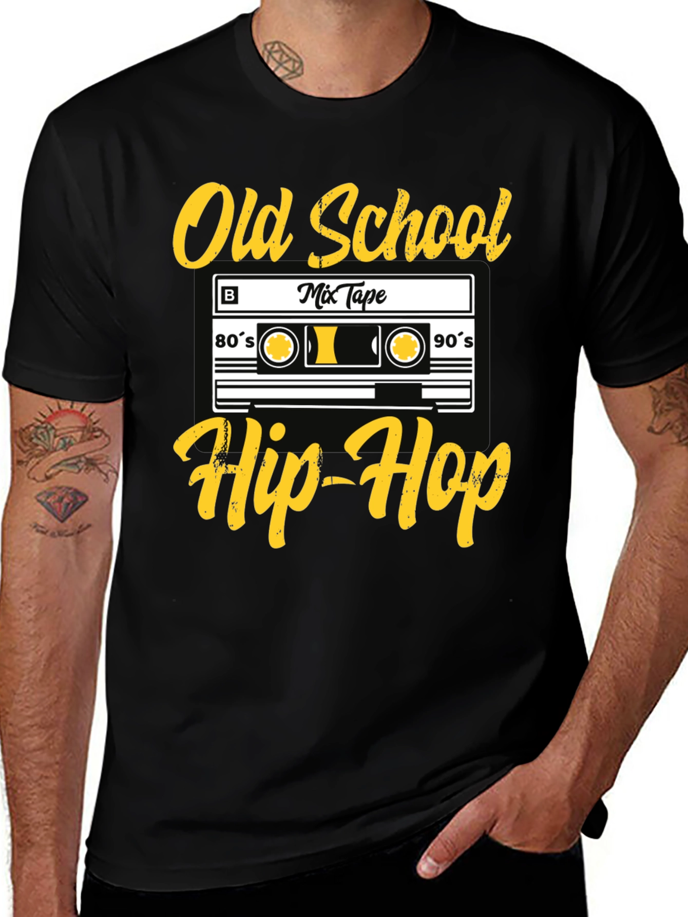 Old School Hip-Hop Mix Tape T-Shirt