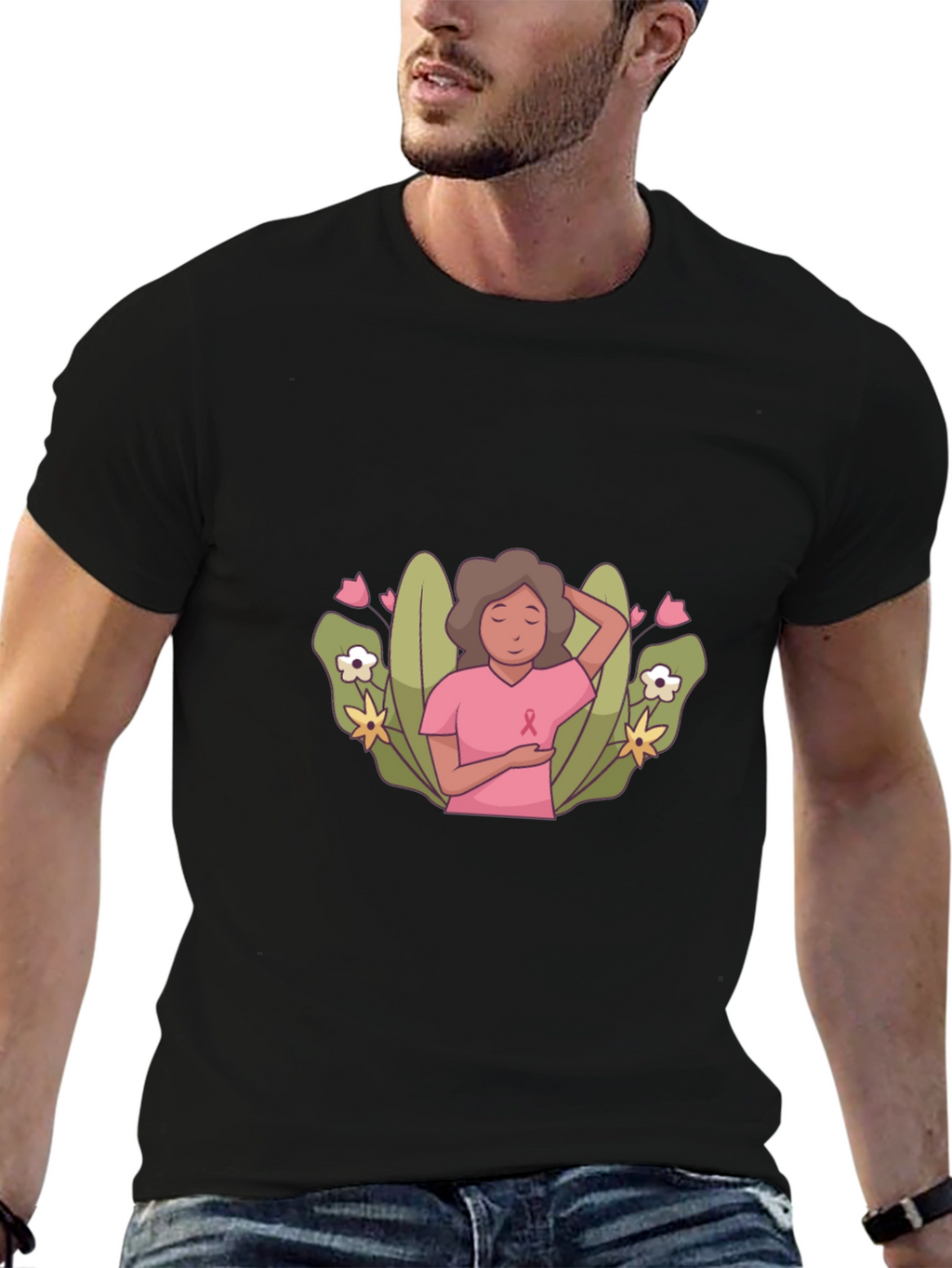 Breast Cancer Awareness Graphic Tee