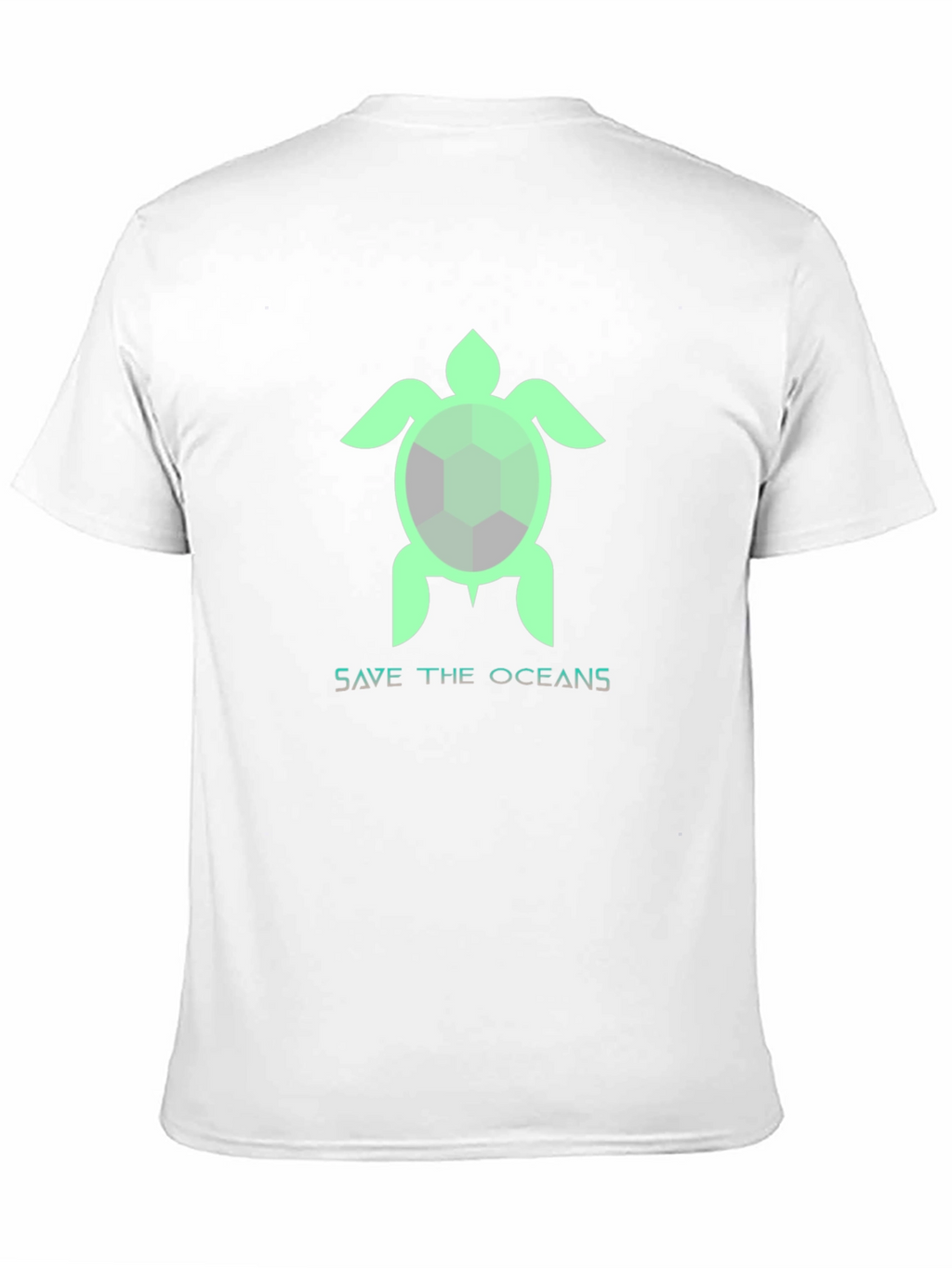 Save the Oceans Turtle Graphic T-Shirt