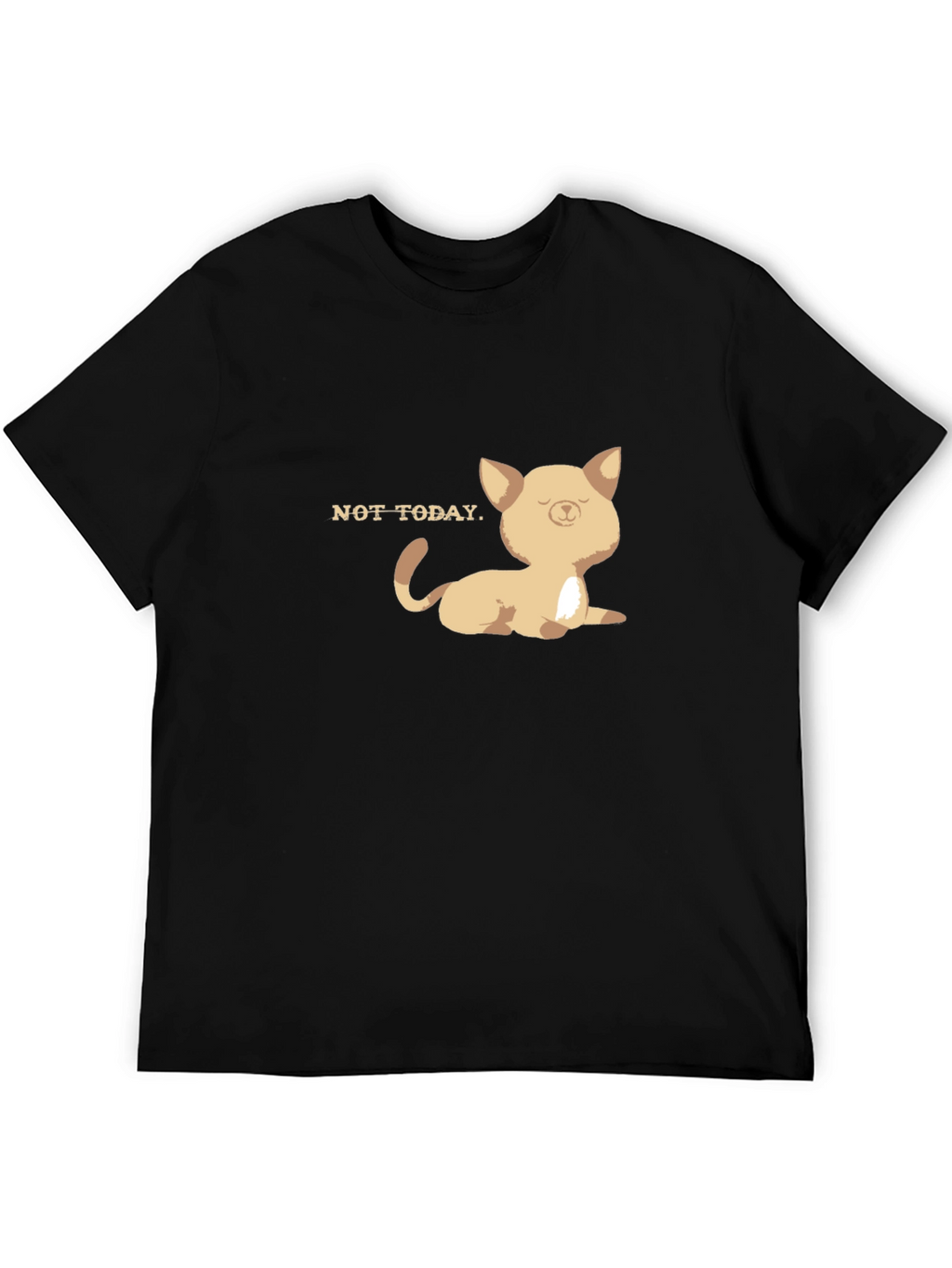 Lazy Day Cat Graphic T-Shirt